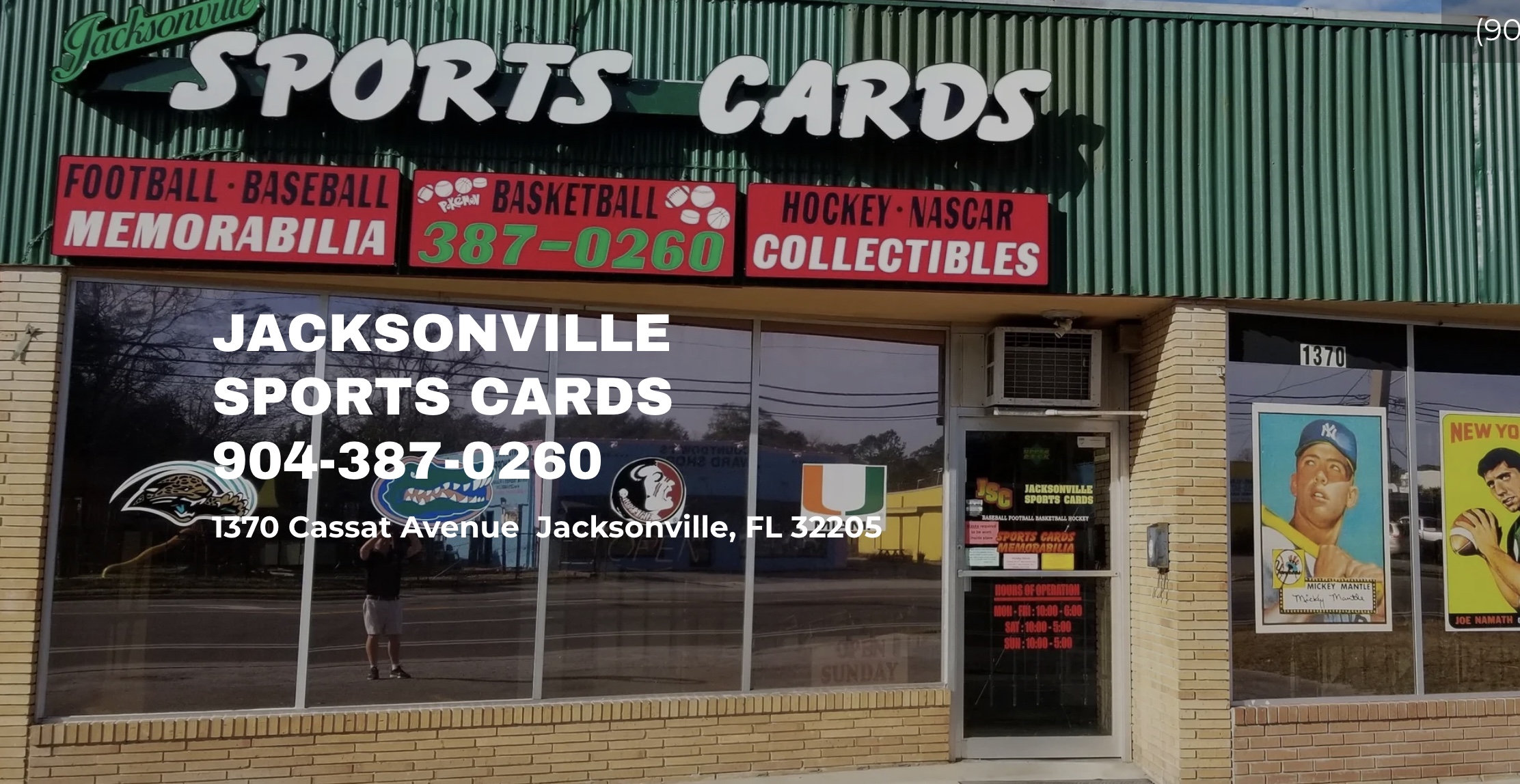 Jacksonville Sports Cards